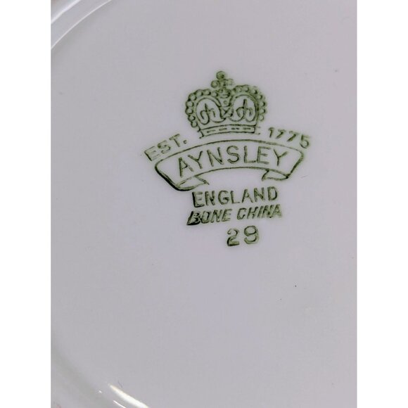 Vintage Aynsley Bone China Pink Tea Cup & Saucer With Floral Design - Picture 4 of 7